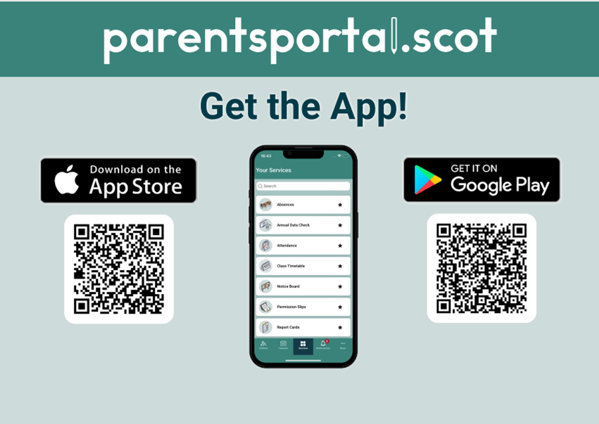 parentsportal.scot app poster